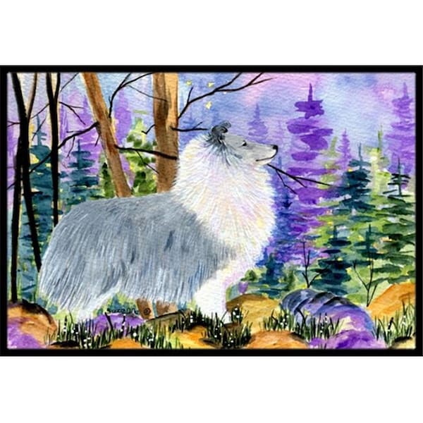 Carolines Treasures SS8636MAT 18 x 27 in. Sheltie Indoor Outdoor Doormat SS8636MAT - main